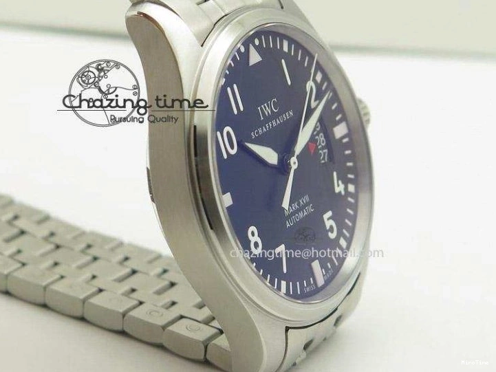 MIROTIME 0320 Mark XVII 1:1 MK Maker Best Edition SS Black Dial On SS Bracelet A OnTrend 7375